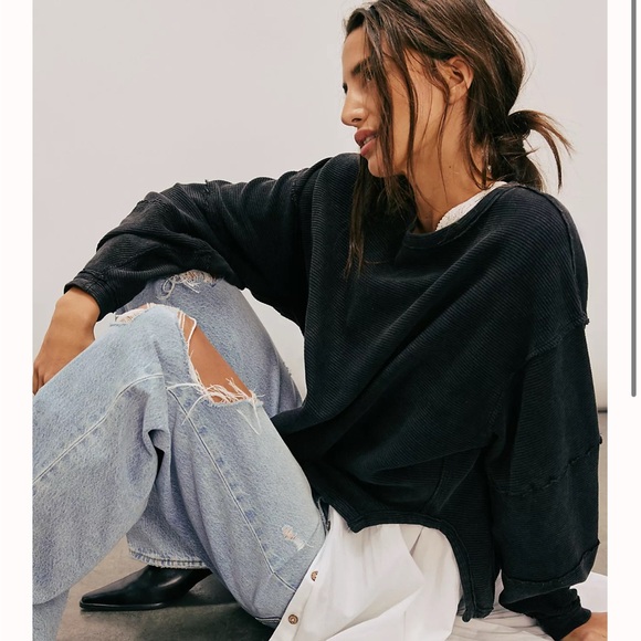 Free People Total Eclipse Tee long-sleeve - Picture 2 of 6